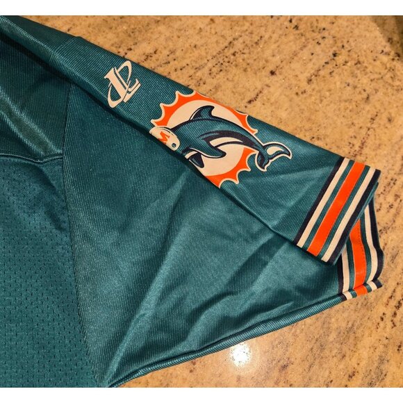Vintage Logo Athletic Miami Dolphins Zach Thomas #54 Football NFL Jersey Sz L - Picture 14 of 16